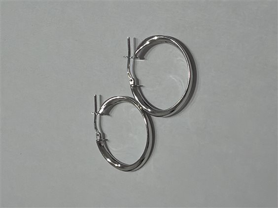 Orecchini Domar Donna Cerchi argento 925 lisci in Argento ORAR-512-280 - ORAR-512-280